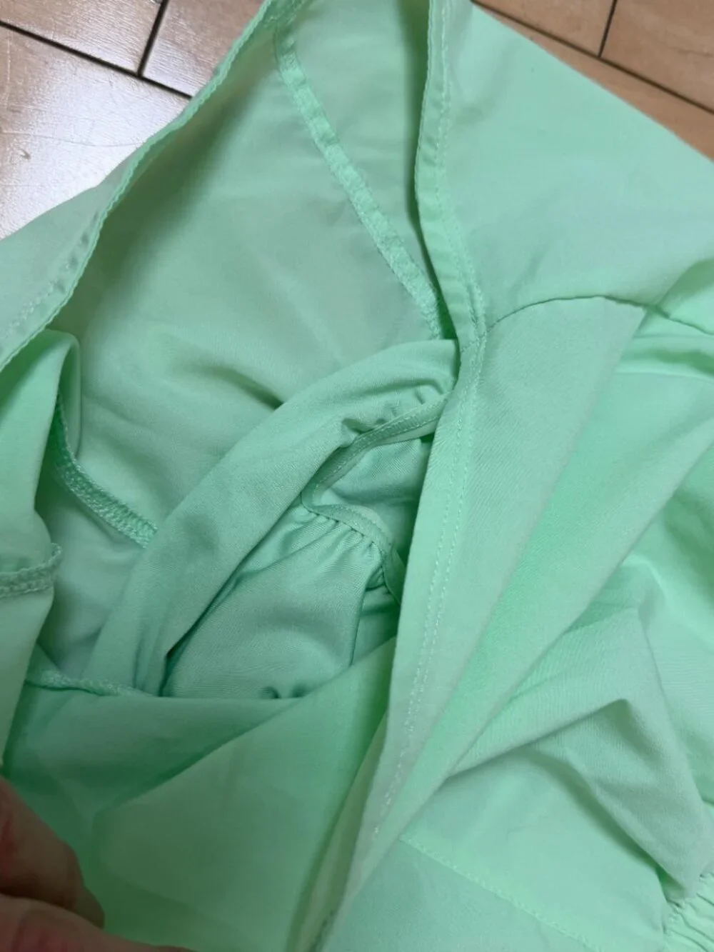 NIKE Dri Fit Lime Green Running Shorts Lined Lightweight Size XS